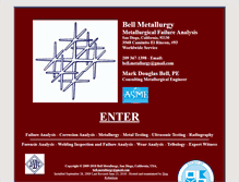 Tablet Screenshot of metallurgical-failure-analysis.com